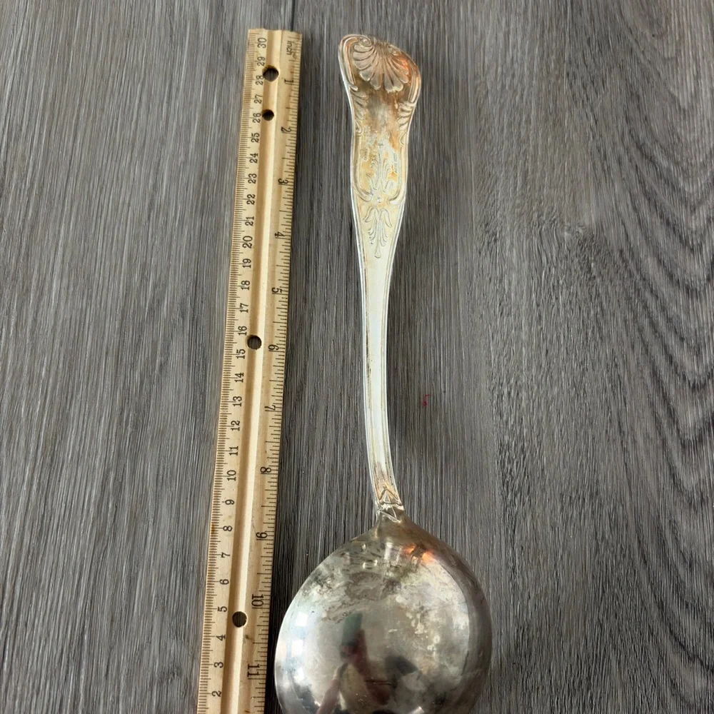 Silver plated serving spoon Made in Italy